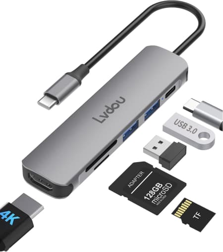 lvdou-usb-c-hub-6in1